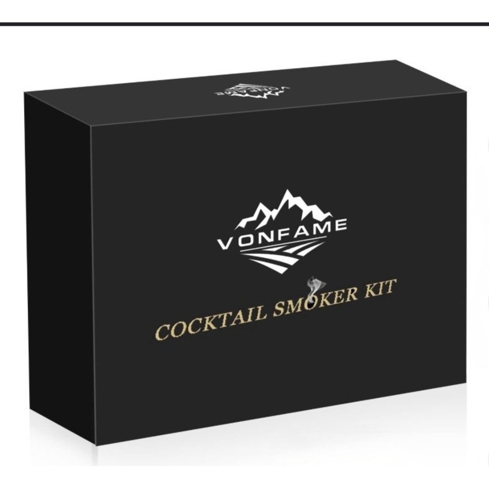 VonFam Cocktail Smoking Kit Whiskey Bourbon Smoker Set New Bar Gift Oak Jack Rum